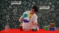Химический элемент №7 — Вода + индикатор + сухой лёд + щ