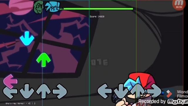 я прошёл первый весь мод vs shaggy в игре Friday night funkin на андроиде