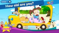 АНГЛИЙСКИЙ ЯЗЫК ДЛЯ ДЕТЕЙ | Lesson 1 (A) How old are you? - How old - Age - Cartoon Story
