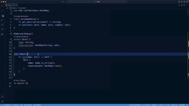 18.003. Implementing Trait for Struct I