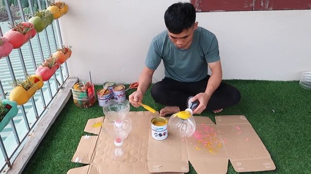 Recycle Plastic Gardening Bottles, DIY Stunning Flower Pots From Plastic Bottles For The Garden