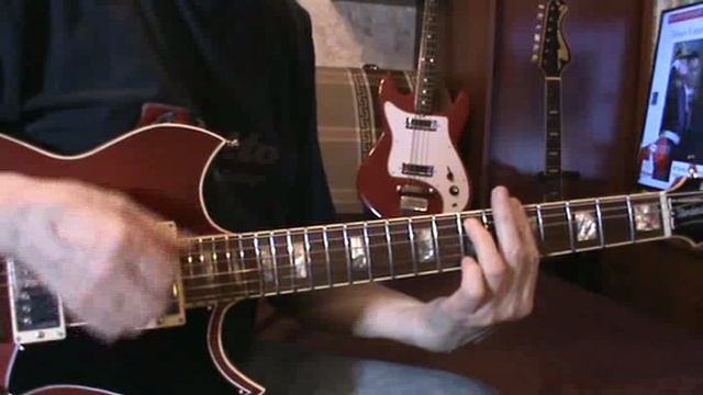 За рекою-И. Саруханов (как играть на гитаре аккорды)