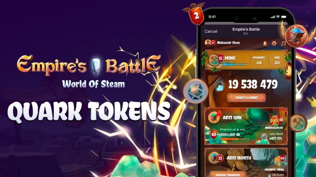 Empire Battle games Farming tokens Dust.  Hi!