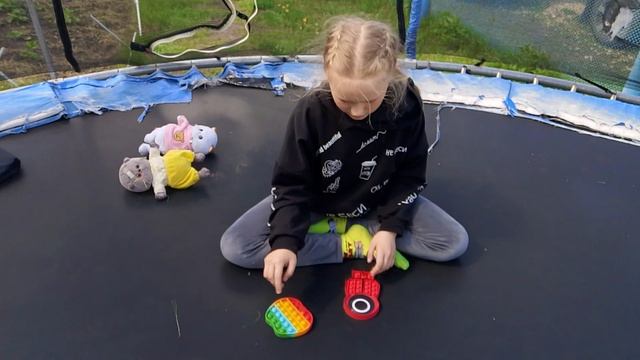 басики на батуте первая часть челлендж