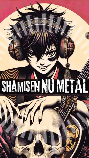 🎸 Shamisen × Nu Metal 🎻 #shorts #numetal #heavymetal #demonslayer #japanesemusic