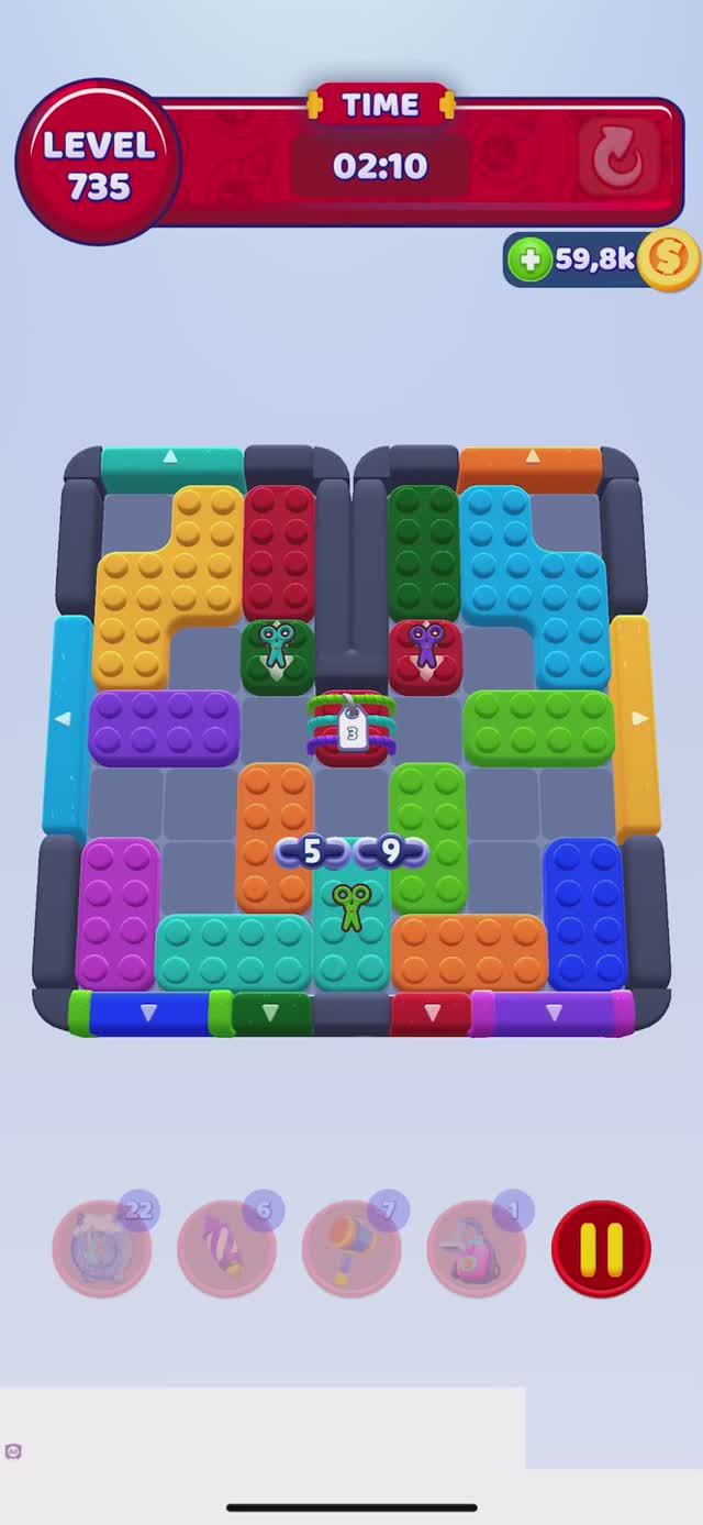 Color Block Jam 735