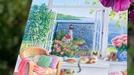Вышивка крестом/Готовые работы:«Beach Tranquility» , «Village Serene», процессы и планы. 2020 г.