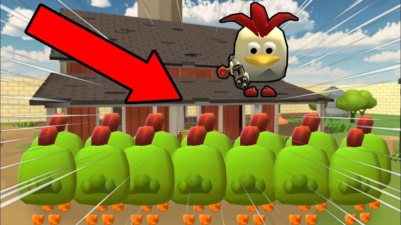 😂 CHICKEN GUN FUNNY MOMENTS № 1 | CHICKEN GUN MEMES #1