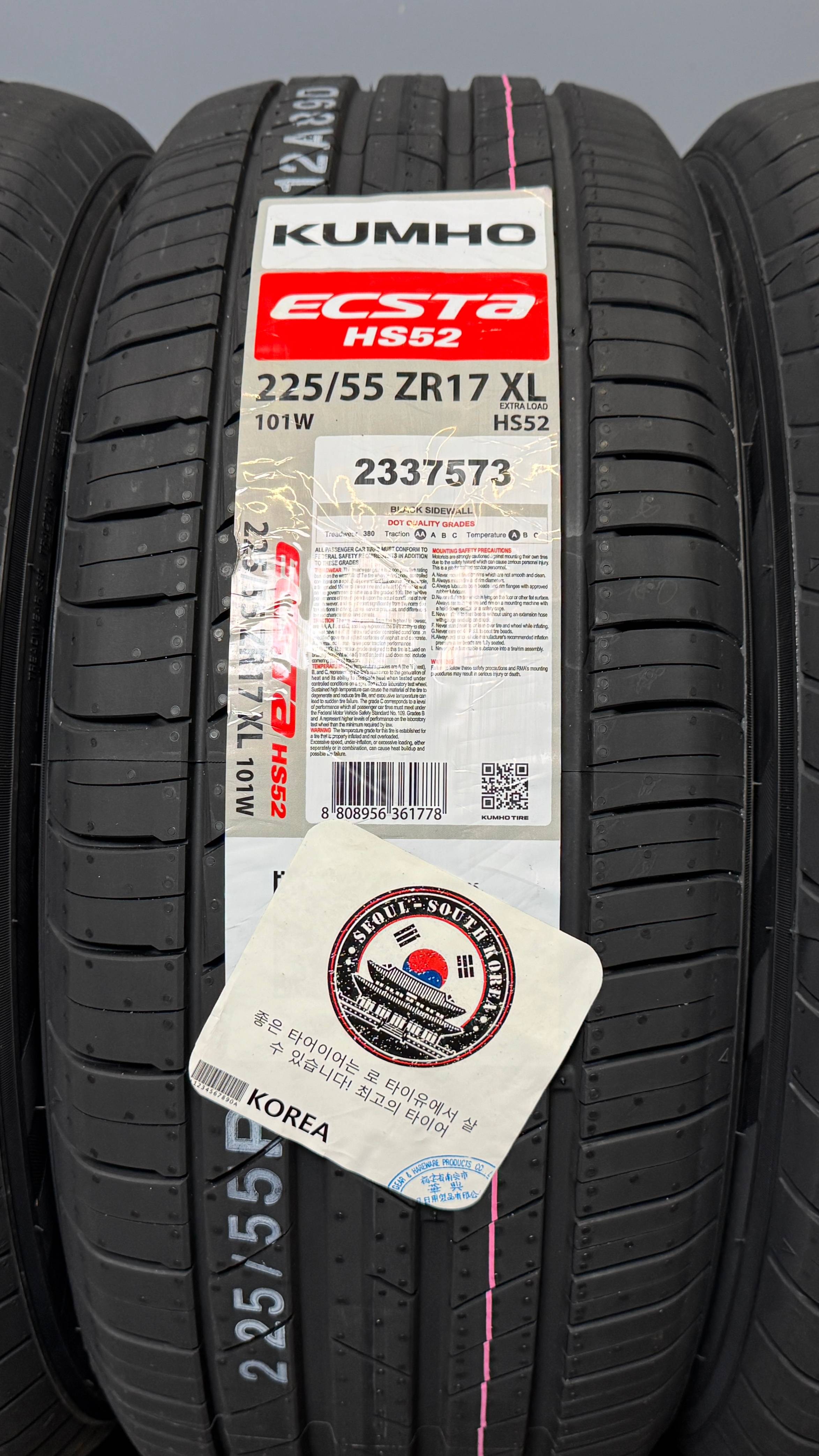 Kumho Ecsta HS52 225/55 R17 101W XL