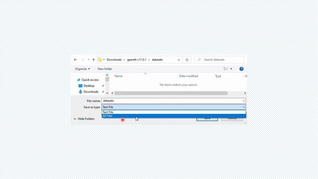 20-Automatic Installation of Geant4 datasets on Windows