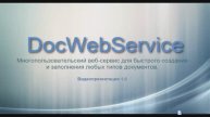 Видео презентация сервиса DocWebService