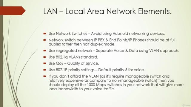 6. Ключевые элементы для стабильной сети VoIP.