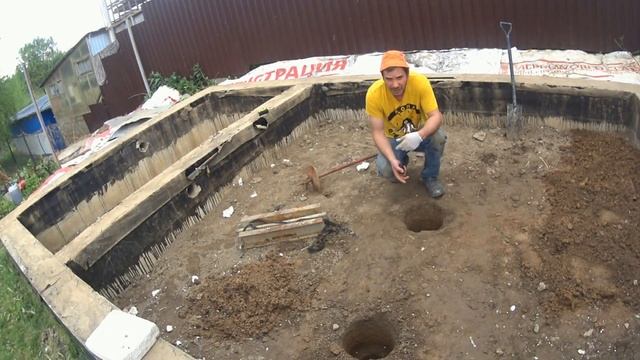 Каркасный дом! Строю один! Начало положено! Два дня я б?
