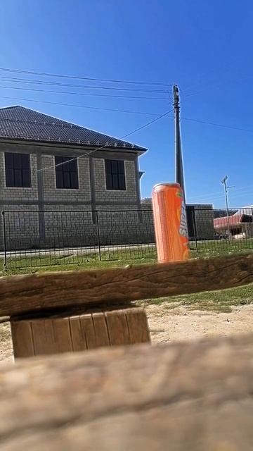 стрельба из рогатки дистанция около 10 метров, снаряд к