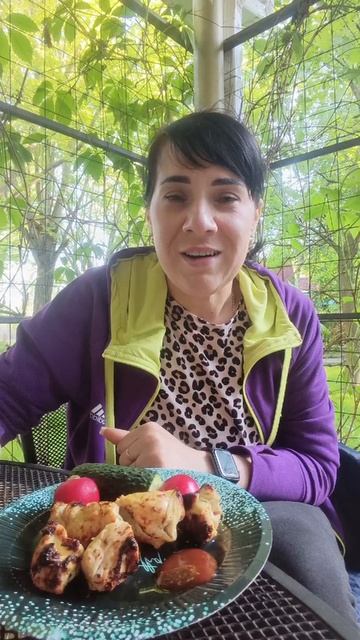 Ужинаю в спартанских условиях 😁,зато сытая