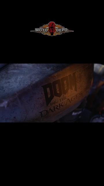 Адский харлей в стиле DOOM
