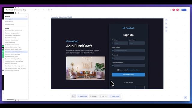 ИИ-инструмент для прототипирования из текста в UI: Magic Patterns