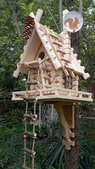 Бельчатник, домик для белочек "Помещикъ Белкинъ". 🐿️🏠