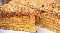 ТОРТ МЕДОВИК Медовый Пух с ЗАВАРНЫМ КРЕМОМ (Он Буквально ТАЕТ ВО РТУ!)