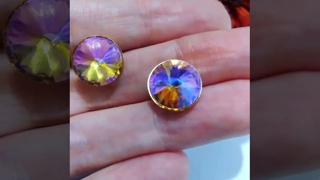 Серьги гвоздики 12 мм