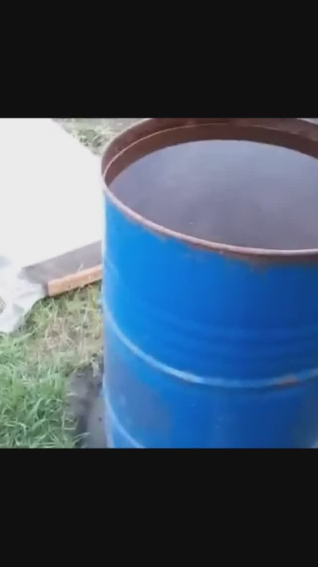 Прохудилось дно у бочки для воды. Что делать?