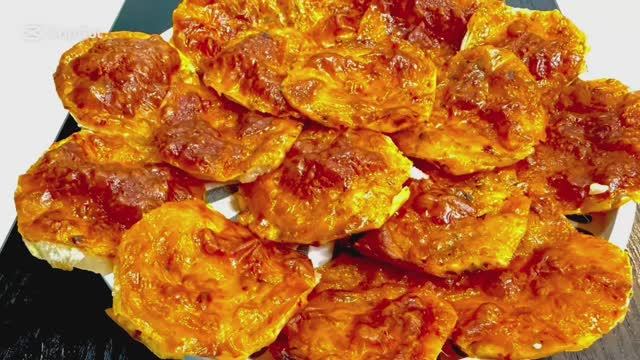 Вкусная закуска из лука и сыра!