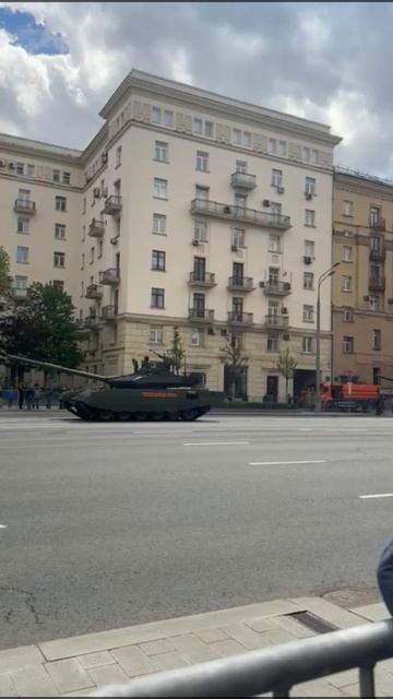 Москва. Репетиция военного парада.