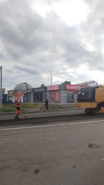 Новый асфальт в Донецке
