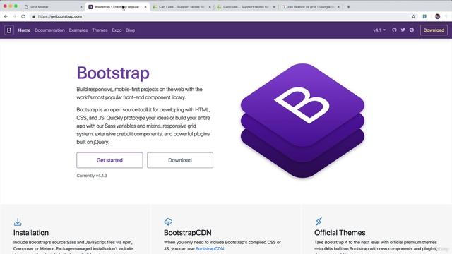 250 CSS Grid vs Flexbox vs Bootstrap
