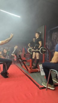 Подъём штанги на бицепс. Норматив МСМК WPF.