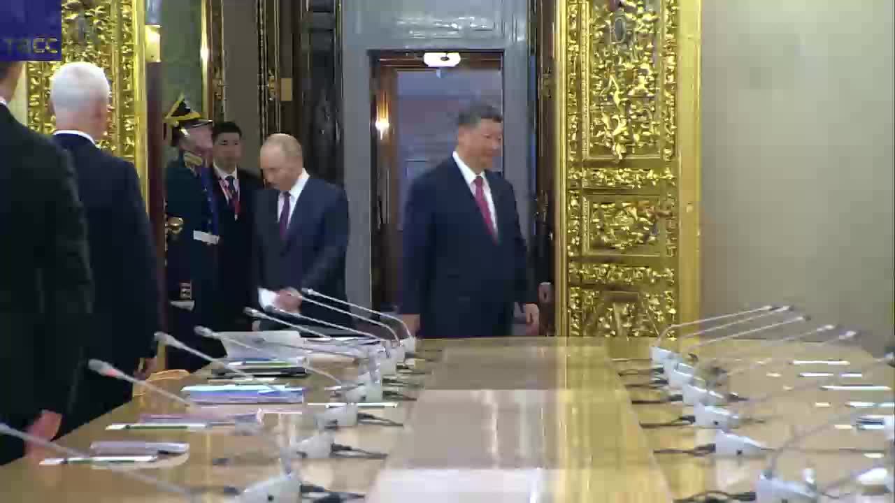 Встреча Владимира Путина Си Цзиньпина