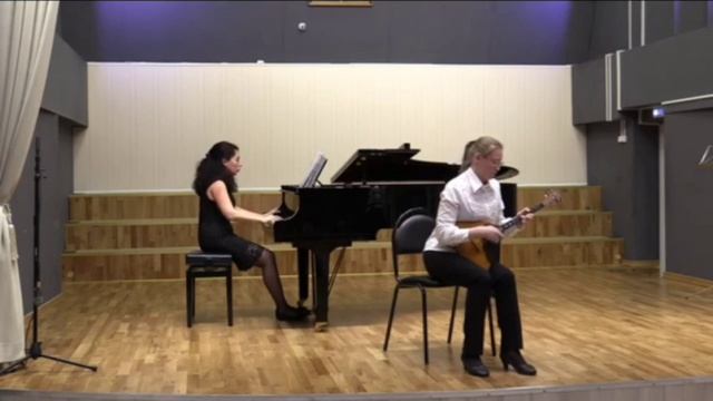 Б.Тростянский «Гротеск и размышление»  Т.П.Первакова (балалайка),концертмейстер Оганесян.К.Р