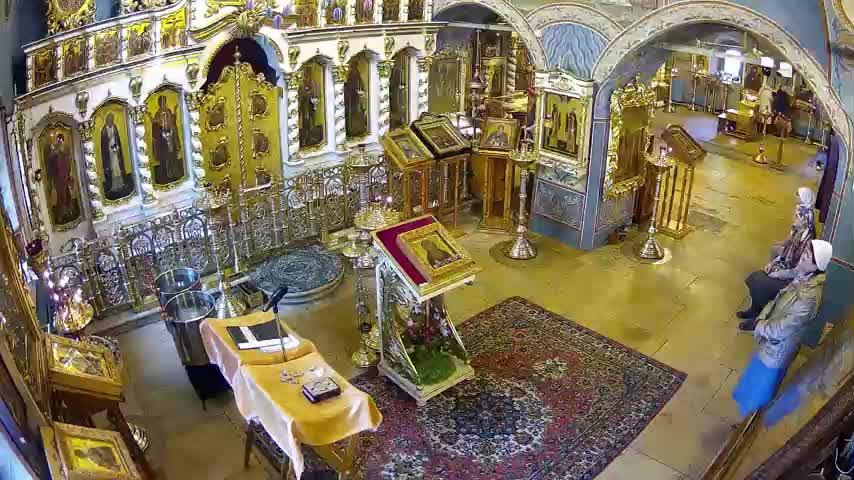 Молебен с акафистом свт. Луке. Храм Успения в Путинках.