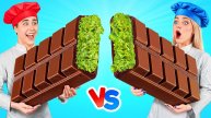 Кулинарный Челлендж с Гигантской Едой _ Смешные Ситуации с Едой