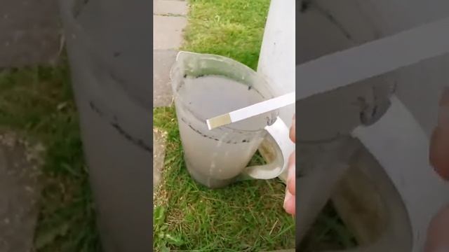 PH золы гашёной уксусом. Дача как хобби.