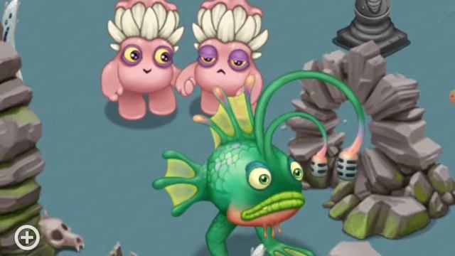 my singing monsters дуэт челюстяги и фанглера на острове кости - очень хороший дуэт!