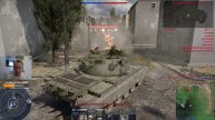Танк Т-55АМ-1 поражает TAM (Tanque Argentino Mediano) в War Thunder.
