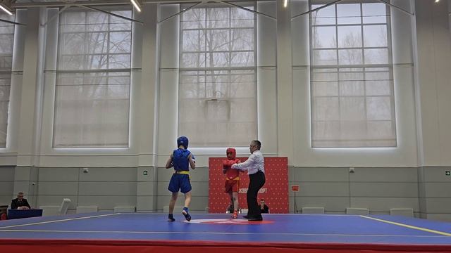 Ушу-саньда, Дима Ветренко, син, 1/4, Чемпионат и первенство России 04.2025г, г.Москва