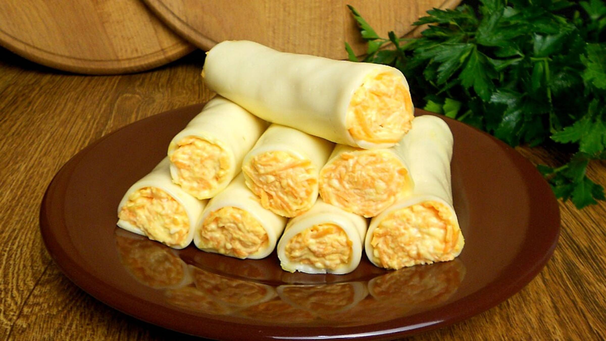 🧀 ТВОРОЖНО-СЫРНЫЕ РУЛЕТИКИ 🧂 | Невероятно Вкусные Закуски