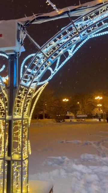✨Волшебство в центре города✨🎄16.01.24 #южносахалинск #е
