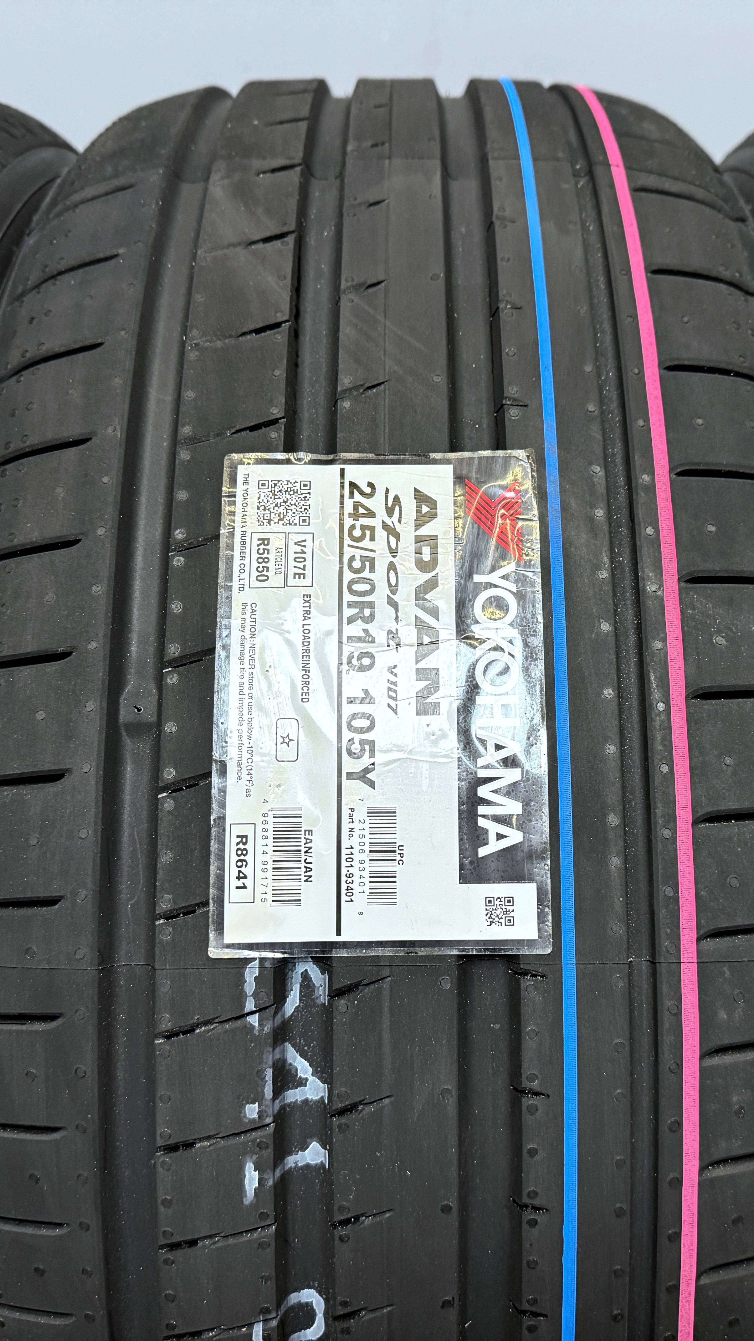 Yokohama Advan Sport V107E 245/50 R19 105Y XL