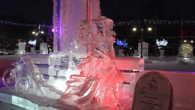 Хрустальный Томск. Ледяные скульптуры 2020