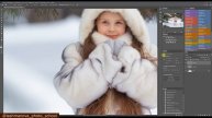 Зимняя тонировка фотографии в Adobe Photoshop CC