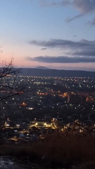 Утро 1 января 2024г. Рассвет на горе Машук,горячие источн