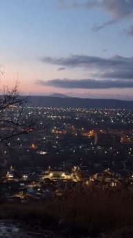 Утро 1 января 2024г. Рассвет на горе Машук,горячие источн