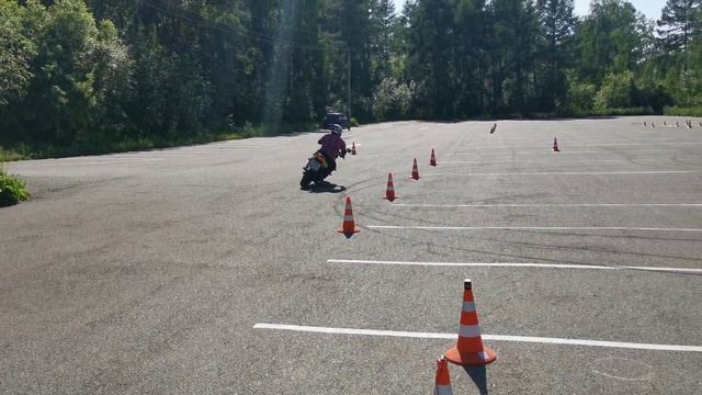 Gymkhana GP 2020 stage 1 / Прохоров Назар Kawasaki ER-6n / heat 1