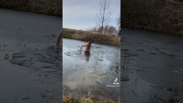 Босиком к ледяному пруду ❄️🌿 Три погружения в весен?