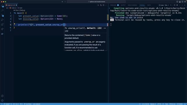 12.007. The unwrap or Method