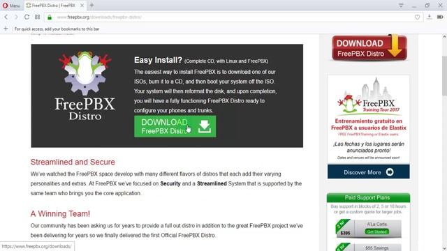 10. Скачать FreePBX 14.