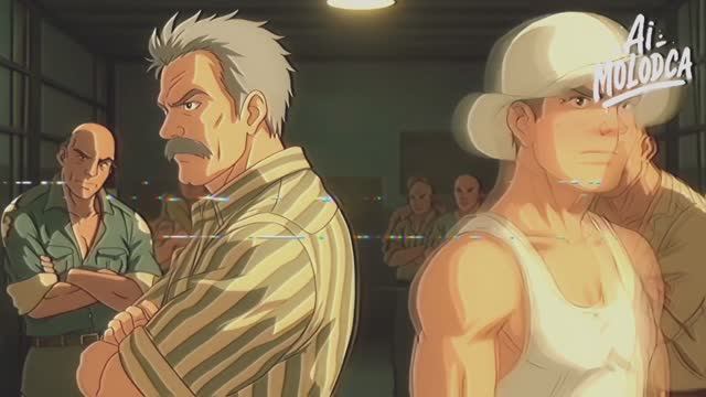 Дальнобойщики, но это аниме опенинг (AI Studio Ghibli)